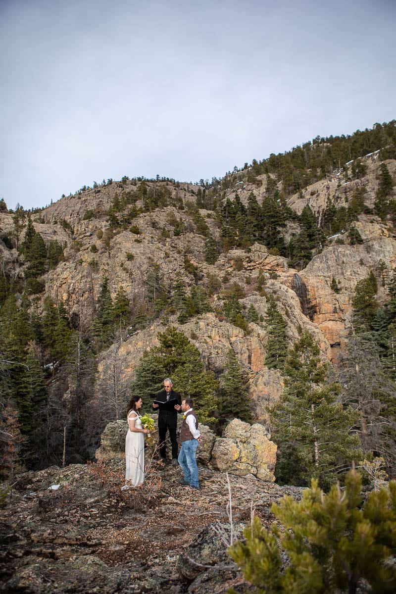 If you're willing to hike, you can literally get married near the top of a mountain.