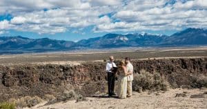 A wedding in the splendor of the Rio Grande Gorge